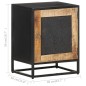 vidaXL Mesita de noche de madera de mango rugosa 40x30x50 cm vidaXL Mesita de noche de madera de mango rugosa 40x30x50 cm