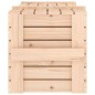 vidaXL Caja de almacenaje madera maciza de pino 91x40,5x42 cm vidaXL Caja de almacenaje madera maciza de pino 91x40,5x42 cm
