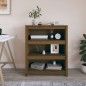 vidaXL Estantería madera maciza de pino marrón miel 80x35x97 cm vidaXL Estantería madera maciza de pino marrón miel 80x35x97 cm