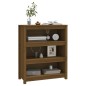 vidaXL Estantería madera maciza de pino marrón miel 80x35x97 cm vidaXL Estantería madera maciza de pino marrón miel 80x35x97 cm