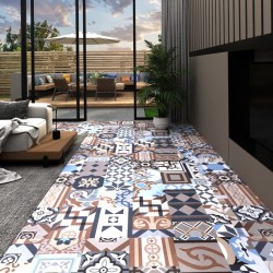 vidaXL Lama para suelo PVC autoadhesiva estampado monocolor 5,11 m²