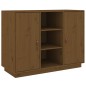 vidaXL Aparador de madera maciza de pino marrón miel 100x40x75 cm vidaXL Aparador de madera maciza de pino marrón miel 100x40x75 cm