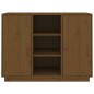 vidaXL Aparador de madera maciza de pino marrón miel 100x40x75 cm vidaXL Aparador de madera maciza de pino marrón miel 100x40x75 cm