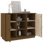 vidaXL Aparador de madera maciza de pino marrón miel 100x40x75 cm vidaXL Aparador de madera maciza de pino marrón miel 100x40x75 cm