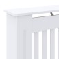 vidaXL Cubierta para radiador MDF blanco 78 cm vidaXL Cubierta para radiador MDF blanco 78 cm