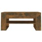 vidaXL Mesa de centro madera contrachapada roble ahumado 102x55x45 cm vidaXL Mesa de centro madera contrachapada roble ahumado 102x55x45 cm
