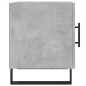 vidaXL Mesitas noche 2 uds madera ingeniería gris hormigón 40x40x50 cm vidaXL Mesitas noche 2 uds madera ingeniería gris hormigón 40x40x50 cm