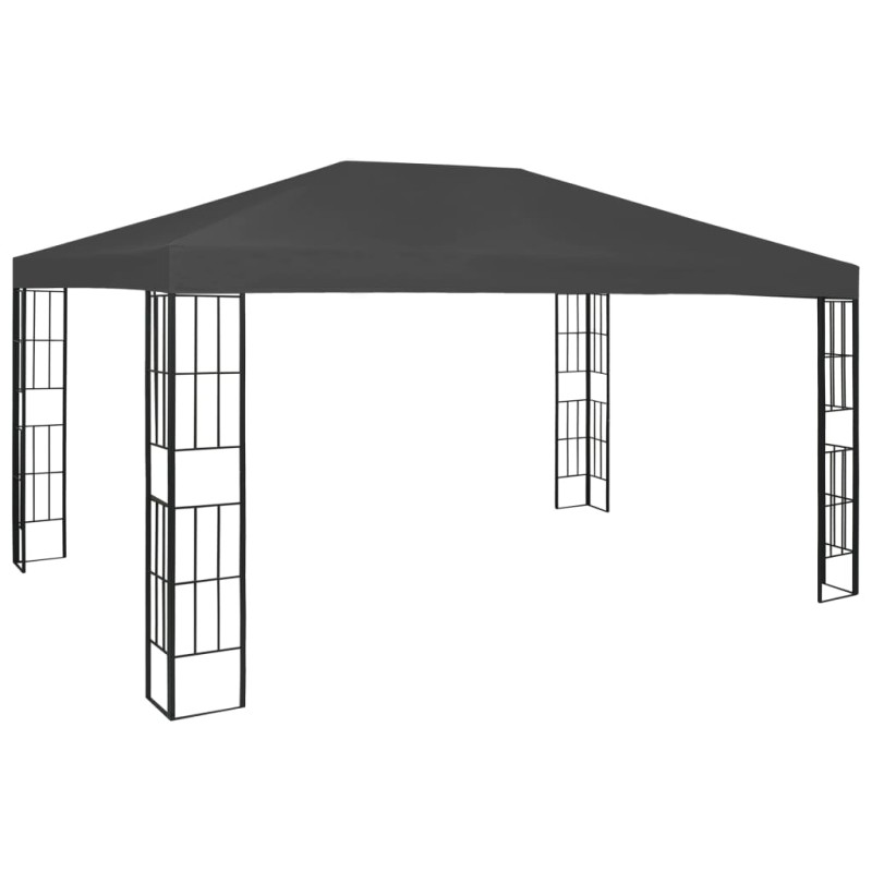 vidaXL Cenador gris antracita 3x4 m vidaXL Cenador gris antracita 3x4 m