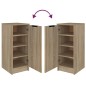 vidaXL Mueble zapatero madera contrachapada roble sonoma 30x35x70 cm vidaXL Mueble zapatero madera contrachapada roble sonoma 30x35x70 cm