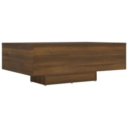 vidaXL Mesa de centro madera contrachapada roble marrón 85x55x31 cm