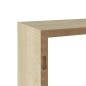 vidaXL Estantes cubo de pared 3 unidades roble Sonoma vidaXL Estantes cubo de pared 3 unidades roble Sonoma