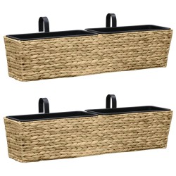 vidaXL Conjunto de jardineras 2 unidades jacinto de agua  