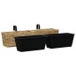 vidaXL Conjunto de jardineras 2 unidades jacinto de agua vidaXL Conjunto de jardineras 2 unidades jacinto de agua