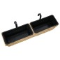 vidaXL Conjunto de jardineras 2 unidades jacinto de agua vidaXL Conjunto de jardineras 2 unidades jacinto de agua