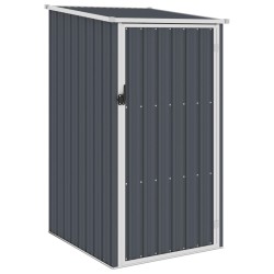 vidaXL Cobertizo de jardín acero galvanizado antracita 87x98x159 cm 