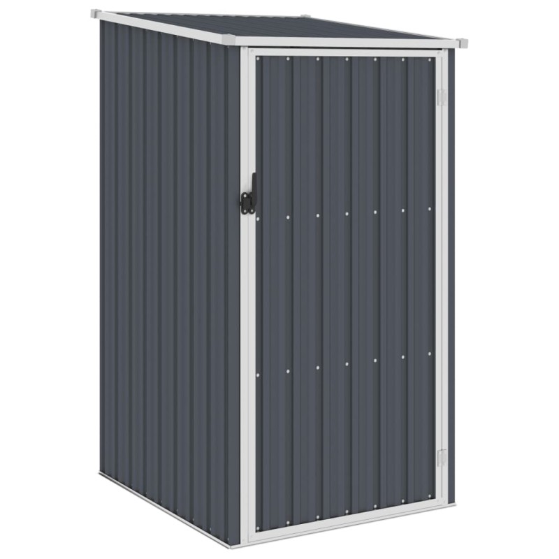 vidaXL Cobertizo de jardín acero galvanizado antracita 87x98x159 cm vidaXL Cobertizo de jardín acero galvanizado antracita 87x98x159 cm