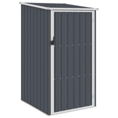 vidaXL Cobertizo de jardín acero galvanizado antracita 87x98x159 cm 
