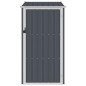 vidaXL Cobertizo de jardín acero galvanizado antracita 87x98x159 cm vidaXL Cobertizo de jardín acero galvanizado antracita 87x98x159 cm