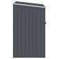 vidaXL Cobertizo de jardín acero galvanizado antracita 87x98x159 cm vidaXL Cobertizo de jardín acero galvanizado antracita 87x98x159 cm