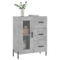 vidaXL Aparador de madera de ingeniería gris hormigón 69,5x34x90 cm vidaXL Aparador de madera de ingeniería gris hormigón 69,5x34x90 cm