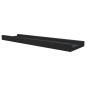 vidaXL Repisa para marcos de fotos 2 uds MDF negro 40x9x3 cm vidaXL Repisa para marcos de fotos 2 uds MDF negro 40x9x3 cm