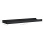 vidaXL Repisa para marcos de fotos 2 uds MDF negro 40x9x3 cm vidaXL Repisa para marcos de fotos 2 uds MDF negro 40x9x3 cm