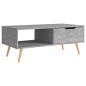 vidaXL Mueble de TV madera de ingeniería gris hormigón 100x49,5x43 cm vidaXL Mueble de TV madera de ingeniería gris hormigón 100x49,5x43 cm