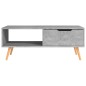 vidaXL Mueble de TV madera de ingeniería gris hormigón 100x49,5x43 cm vidaXL Mueble de TV madera de ingeniería gris hormigón 100x49,5x43 cm