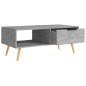 vidaXL Mueble de TV madera de ingeniería gris hormigón 100x49,5x43 cm vidaXL Mueble de TV madera de ingeniería gris hormigón 100x49,5x43 cm