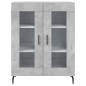 vidaXL Aparador de madera de ingeniería gris hormigón 69,5x34x90 cm vidaXL Aparador de madera de ingeniería gris hormigón 69,5x34x90 cm