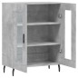 vidaXL Aparador de madera de ingeniería gris hormigón 69,5x34x90 cm vidaXL Aparador de madera de ingeniería gris hormigón 69,5x34x90 cm
