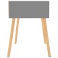 vidaXL Mesitas de noche 2 uds madera de ingeniería gris 40x40x56 cm