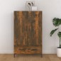 vidaXL Aparador de madera contrachapada roble ahumado 70x31x115 cm vidaXL Aparador de madera contrachapada roble ahumado 70x31x115 cm
