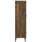 vidaXL Aparador de madera contrachapada roble ahumado 70x31x115 cm vidaXL Aparador de madera contrachapada roble ahumado 70x31x115 cm