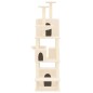 vidaXL Rascador para gatos con postes de sisal crema 180 cm vidaXL Rascador para gatos con postes de sisal crema 180 cm