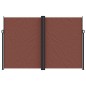 vidaXL Toldo lateral retráctil marrón 220x1000 cm vidaXL Toldo lateral retráctil marrón 220x1000 cm