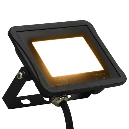 vidaXL Foco LED 20 W blanco cálido