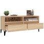 vidaXL Mueble de TV madera contrachapada roble Sonoma 100x34,5x44,5 cm vidaXL Mueble de TV madera contrachapada roble Sonoma 100x34,5x44,5 cm