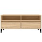 vidaXL Mueble de TV madera contrachapada roble Sonoma 100x34,5x44,5 cm vidaXL Mueble de TV madera contrachapada roble Sonoma 100x34,5x44,5 cm