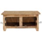 vidaXL Mesa de centro de madera maciza de mango 67x67x30 cm vidaXL Mesa de centro de madera maciza de mango 67x67x30 cm