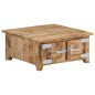 vidaXL Mesa de centro de madera maciza de mango 67x67x30 cm vidaXL Mesa de centro de madera maciza de mango 67x67x30 cm