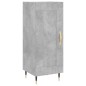 vidaXL Aparador de madera contrachapada gris hormigón 34,5x34x90 cm vidaXL Aparador de madera contrachapada gris hormigón 34,5x34x90 cm