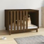 vidaXL Cama para perros madera maciza pino marrón miel 100x70x72 cm