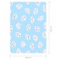vidaXL Alfombra estampada tela multicolor 160x230 cm vidaXL Alfombra estampada tela multicolor 160x230 cm