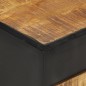 vidaXL Mesita de noche de madera de mango rugosa 40x40x35 cm vidaXL Mesita de noche de madera de mango rugosa 40x40x35 cm