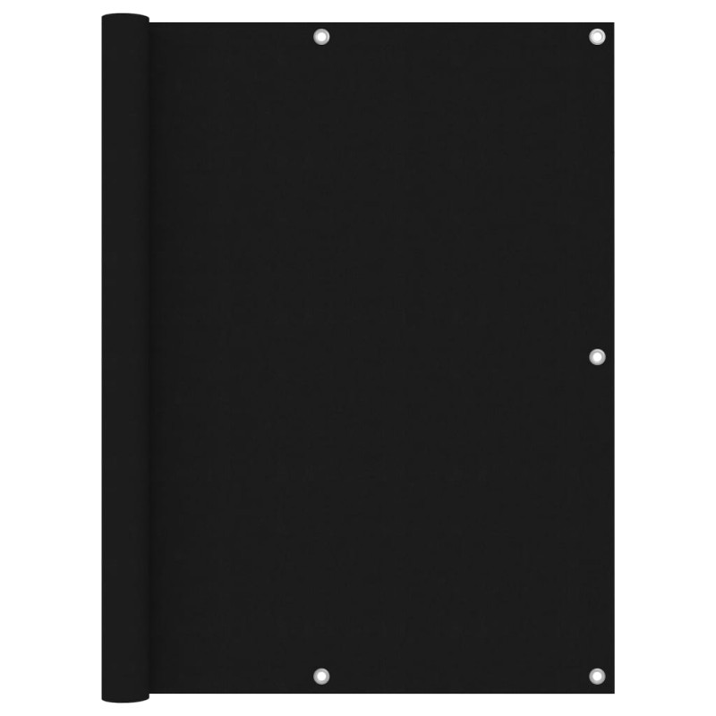 vidaXL Toldo para balcón de tela oxford negro 120x600 cm vidaXL Toldo para balcón de tela oxford negro 120x600 cm