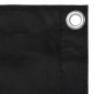 vidaXL Toldo para balcón de tela oxford negro 120x600 cm vidaXL Toldo para balcón de tela oxford negro 120x600 cm