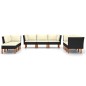 vidaXL Set de muebles de jardín 9 pzas y cojines ratán sintético negro vidaXL Set de muebles de jardín 9 pzas y cojines ratán sintético negro