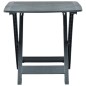 vidaXL Mesa de jardín plegable de plástico verde 79x72x70 cm vidaXL Mesa de jardín plegable de plástico verde 79x72x70 cm