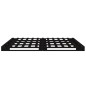 vidaXL Cama de palets de madera maciza de pino negra 140x190 cm vidaXL Cama de palets de madera maciza de pino negra 140x190 cm